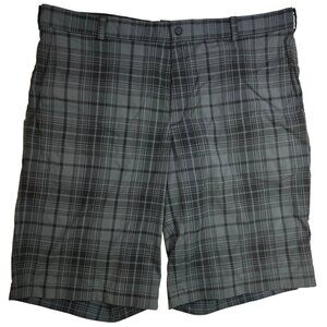 Nike Golf Dri-Fit Plaid Mens Casual Golf 11" Shorts 38